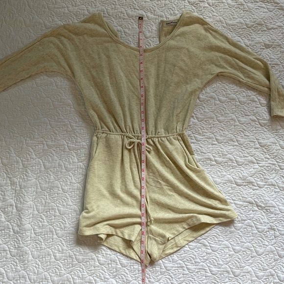 Beige Open Back Romper - Picture 11 of 11